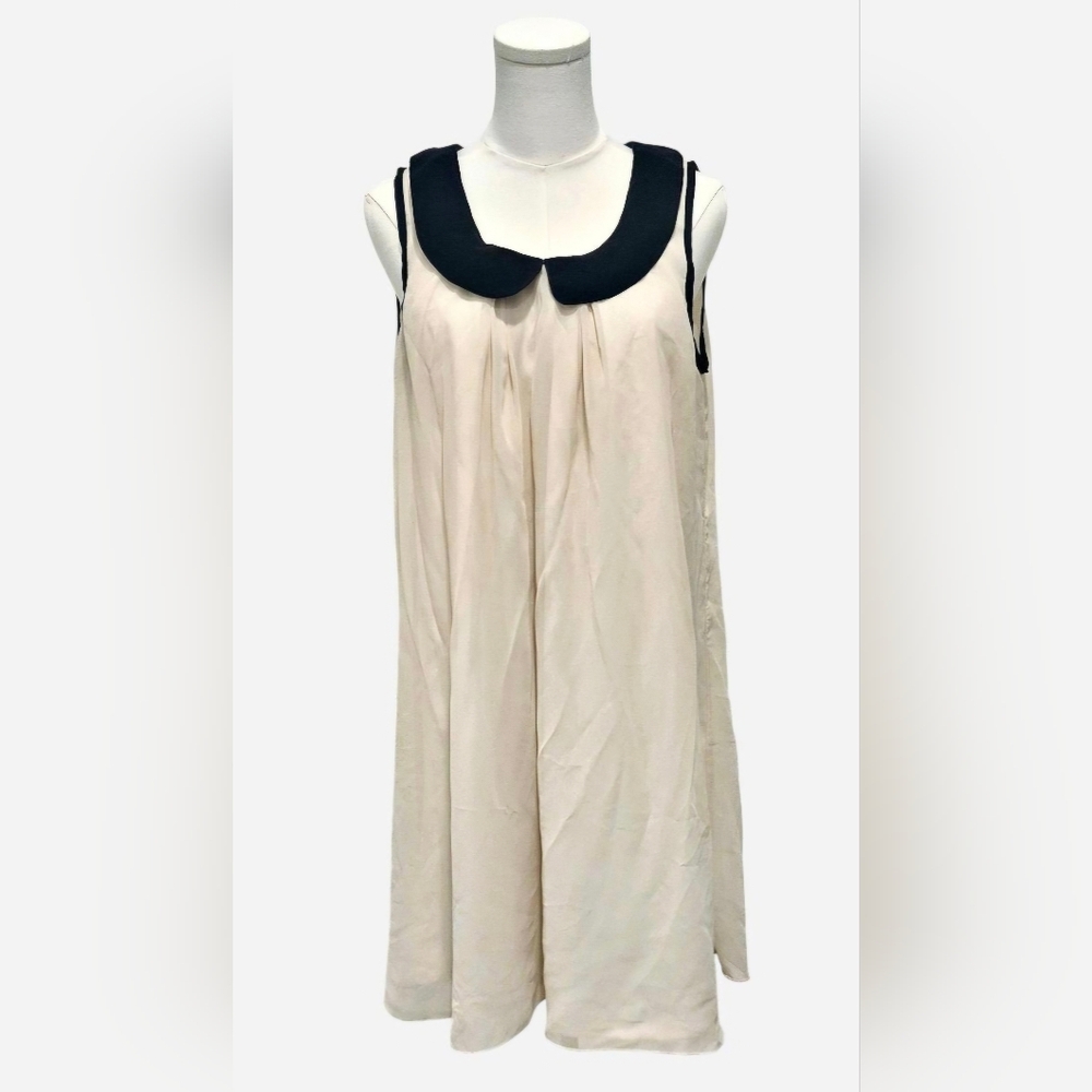 A'Reve Elegant Cream and Black Dress